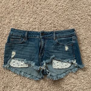 Bull head jean shorts
